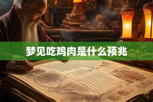 梦见吃鸡肉是什么预兆