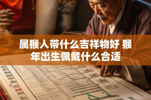 属猴人带什么吉祥物好 猴年出生佩戴什么合适