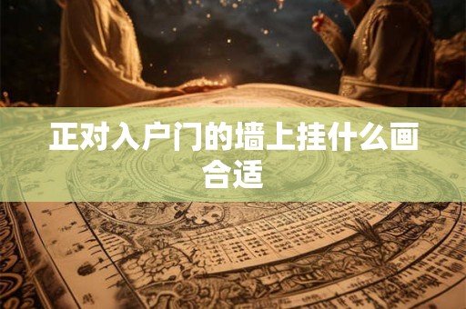 正对入户门的墙上挂什么画合适 正对入户门的墙上挂什么画合适