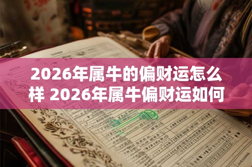 2026年属牛的偏财运怎么样 2026年属牛偏财运如何 2026年属牛的偏财运怎么样 2026年属牛偏财运如何