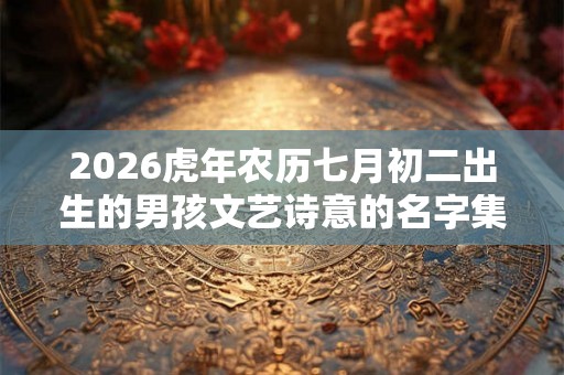 2026虎年农历七月初二出生的男孩文艺诗意的名字集合