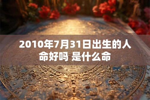 2010年7月31日出生的人命好吗 是什么命
