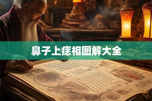 鼻子上痣相图解大全