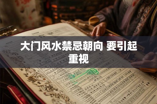 大门风水禁忌朝向 要引起重视 大门风水禁忌朝向 要引起重视