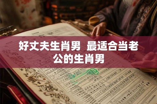 好丈夫生肖男  最适合当老公的生肖男