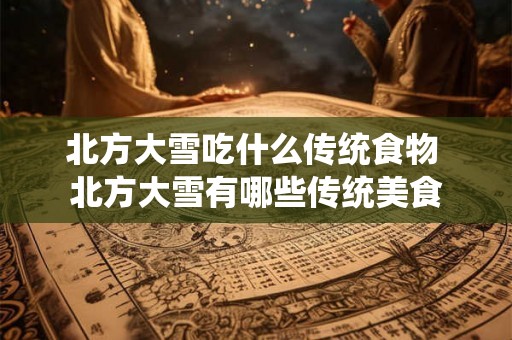 北方大雪吃什么传统食物 北方大雪有哪些传统美食