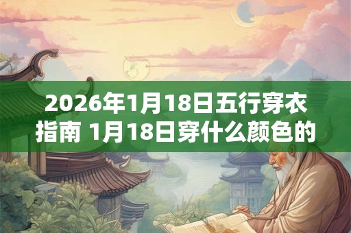 2026年1月18日五行穿衣指南 1月18日穿什么颜色的衣服