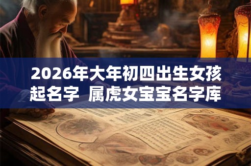 2026年大年初四出生女孩起名字 属虎女宝宝名字库 2026年大年初四出生女孩起名字 属虎女宝宝名字库