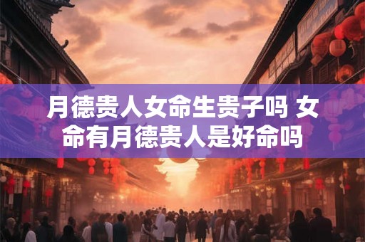 月德贵人女命生贵子吗 女命有月德贵人是好命吗