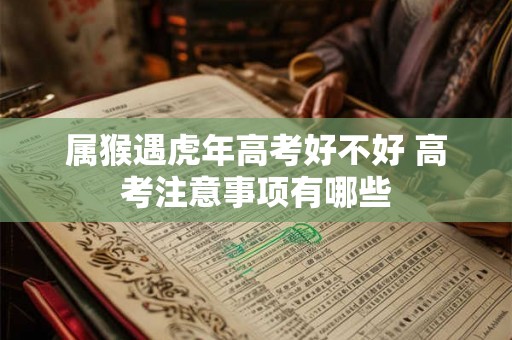 属猴遇虎年高考好不好 高考注意事项有哪些