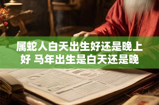 属蛇人白天出生好还是晚上好 马年出生是白天还是晚上更好
