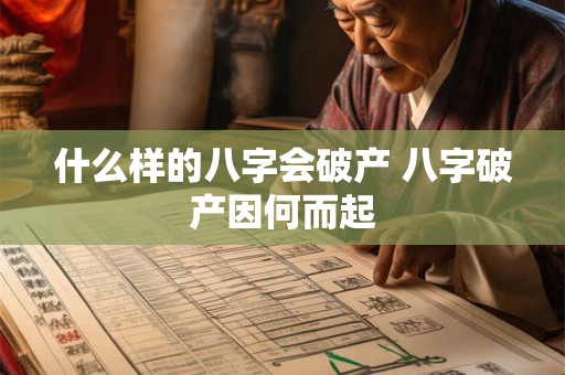 什么样的八字会破产 八字破产因何而起
