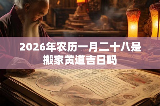 2026年农历一月二十八是搬家黄道吉日吗 2026年农历一月二十八是搬家黄道吉日吗