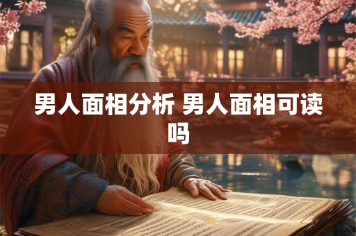 男人面相分析 男人面相可读吗