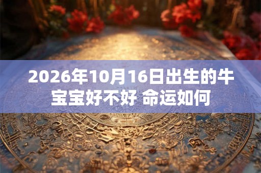 2026年10月16日出生的牛宝宝好不好 命运如何