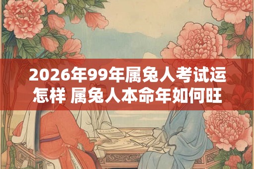 2026年99年属兔人考试运怎样 属兔人本命年如何旺学业