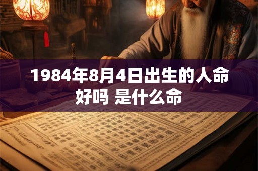 1984年8月4日出生的人命好吗 是什么命