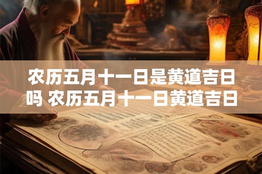 农历五月十一日是黄道吉日吗 农历五月十一日黄道吉日吗