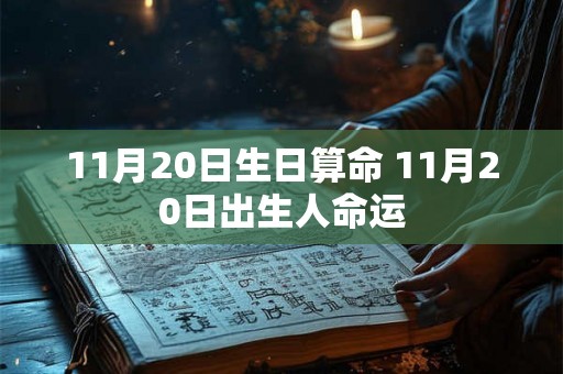 11月20日生日算命 11月20日出生人命运 11月20日生日算命 11月20日出生人命运