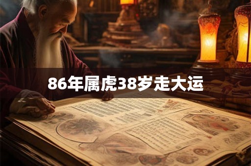 86年属虎38岁走大运 86年属虎38岁走大运