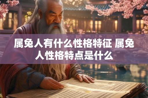 属兔人有什么性格特征 属兔人性格特点是什么 属兔人有什么性格特征 属兔人性格特点是什么