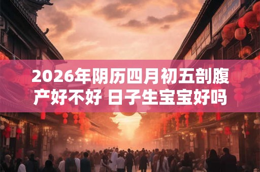 2026年阴历四月初五剖腹产好不好 日子生宝宝好吗