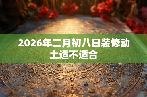 2026年二月初八日装修动土适不适合