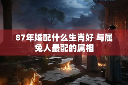 87年婚配什么生肖好 与属兔人最配的属相