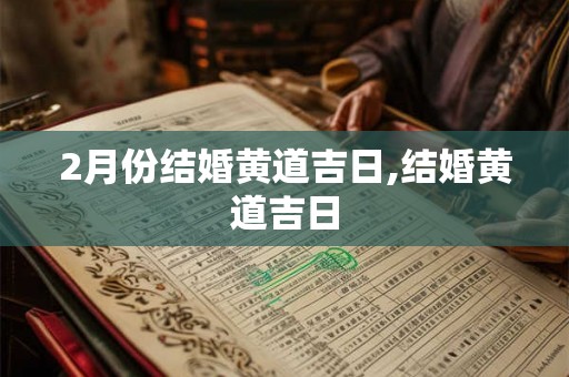2月份结婚黄道吉日,结婚黄道吉日