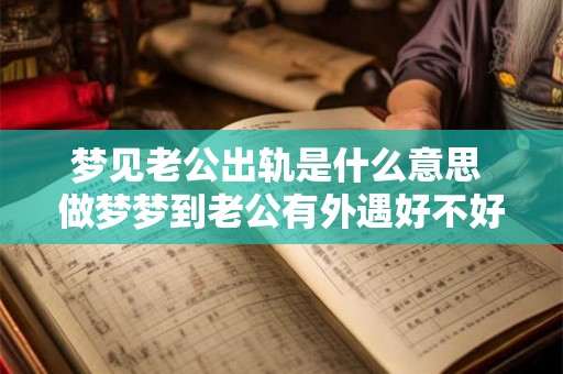 梦见老公出轨是什么意思 做梦梦到老公有外遇好不好
