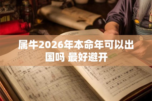 属牛2026年本命年可以出国吗 最好避开