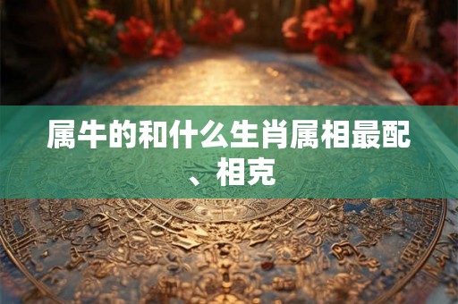 属牛的和什么生肖属相最配、相克