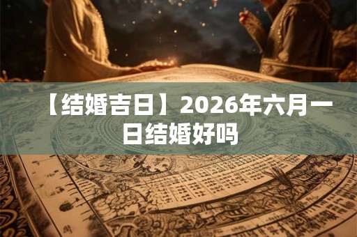 【结婚吉日】2026年六月一日结婚好吗