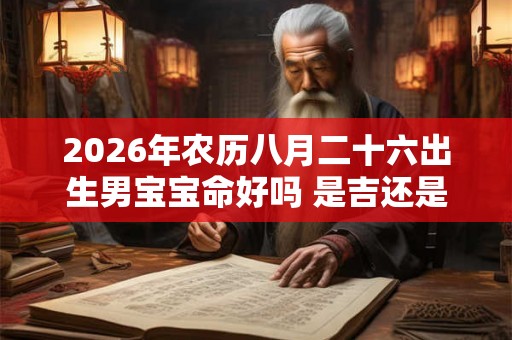 2026年农历八月二十六出生男宝宝命好吗 是吉还是凶