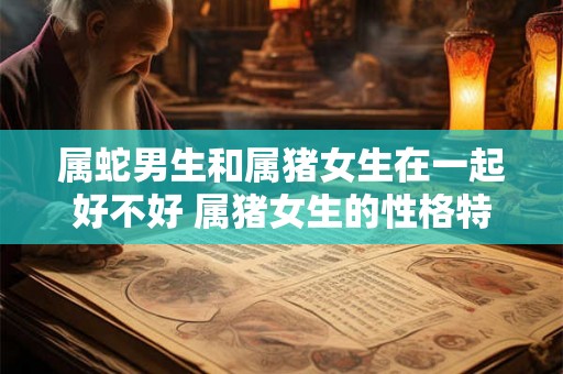属蛇男生和属猪女生在一起好不好 属猪女生的性格特点