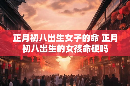 正月初八出生女子的命 正月初八出生的女孩命硬吗 正月初八出生女子的命 正月初八出生的女孩命硬吗