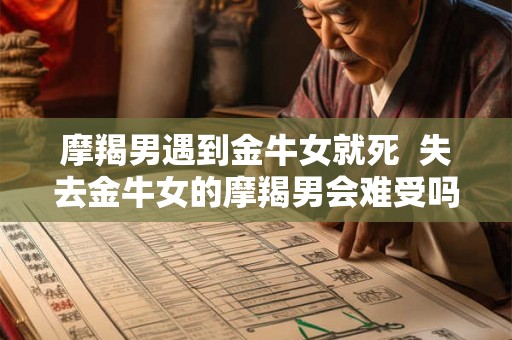 摩羯男遇到金牛女就死  失去金牛女的摩羯男会难受吗