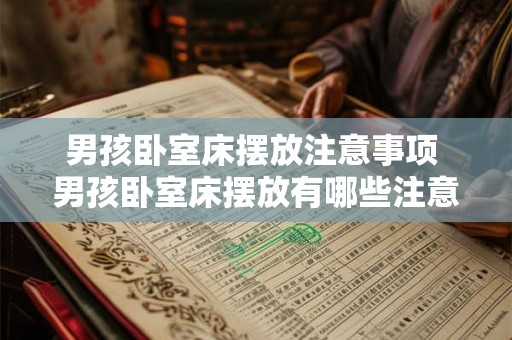 男孩卧室床摆放注意事项 男孩卧室床摆放有哪些注意事项 男孩卧室床摆放注意事项 男孩卧室床摆放有哪些注意事项