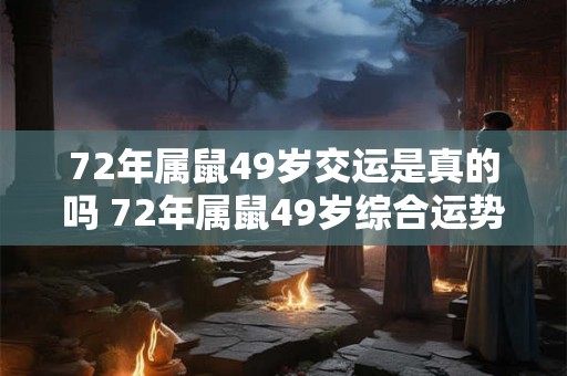 72年属鼠49岁交运是真的吗 72年属鼠49岁综合运势