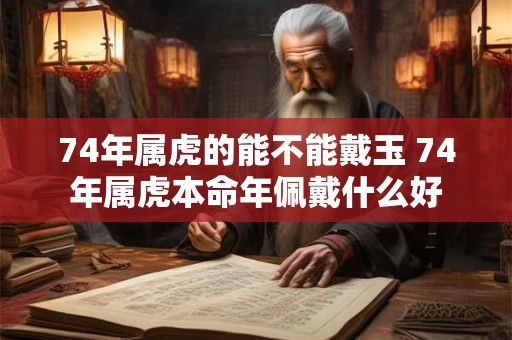 74年属虎的能不能戴玉 74年属虎本命年佩戴什么好