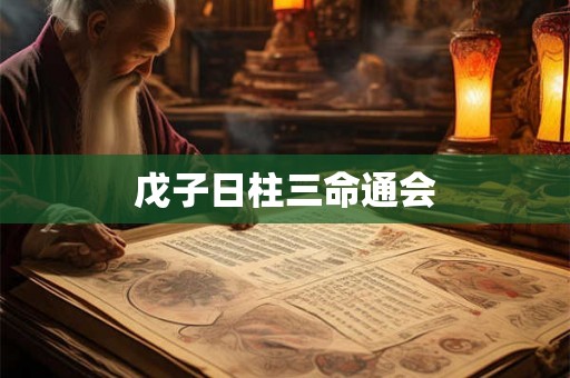 戊子日柱三命通会