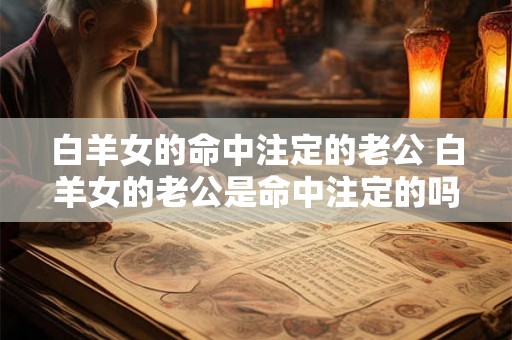白羊女的命中注定的老公 白羊女的老公是命中注定的吗