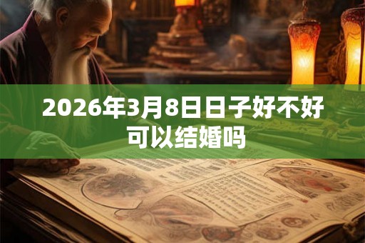2026年3月8日日子好不好 可以结婚吗
