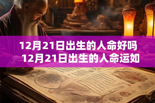 12月21日出生的人命好吗  12月21日出生的人命运如何