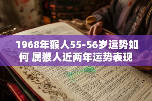 1968年猴人55-56岁运势如何 属猴人近两年运势表现