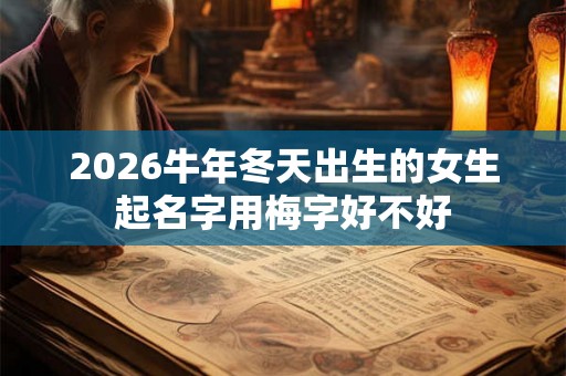 2026牛年冬天出生的女生起名字用梅字好不好
