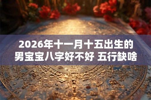 2026年十一月十五出生的男宝宝八字好不好 五行缺啥