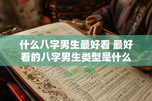 什么八字男生最好看 最好看的八字男生类型是什么 什么八字男生最好看 最好看的八字男生类型是什么