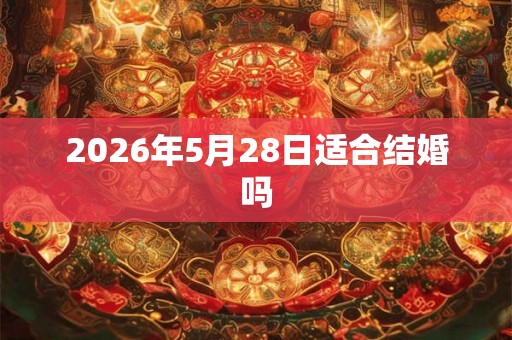 2026年5月28日适合结婚吗