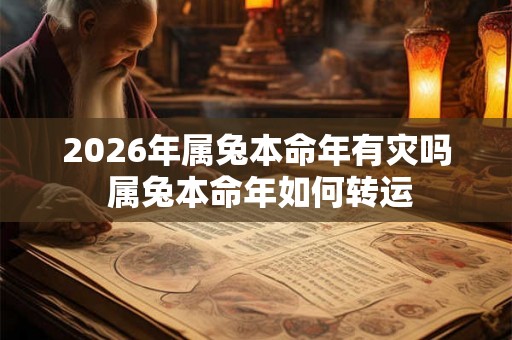 2026年属兔本命年有灾吗 属兔本命年如何转运